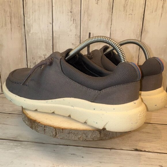 Sperry Women's Captain's Moc Seacycled Loafer Slip-on Boat Shoes Size 8.5 Gray - Picture 6 of 10